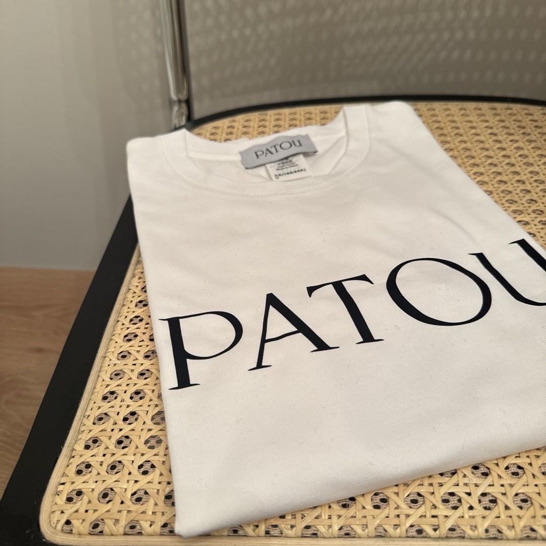 PATOU(パトゥ)のpatou パトゥ　Tシャツ　ホワイト レディースのトップス(Tシャツ(半袖/袖なし))の商品写真