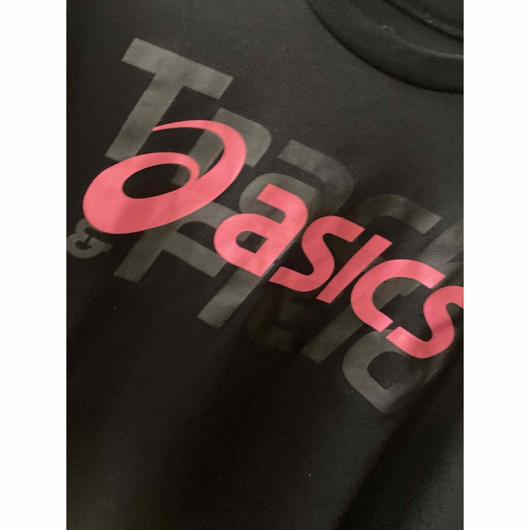 asics(アシックス)のアシックスASICS 黒ブラック　バレーボール　スポーツ　ドライTシャツ スポーツ/アウトドアのスポーツ/アウトドア その他(バレーボール)の商品写真