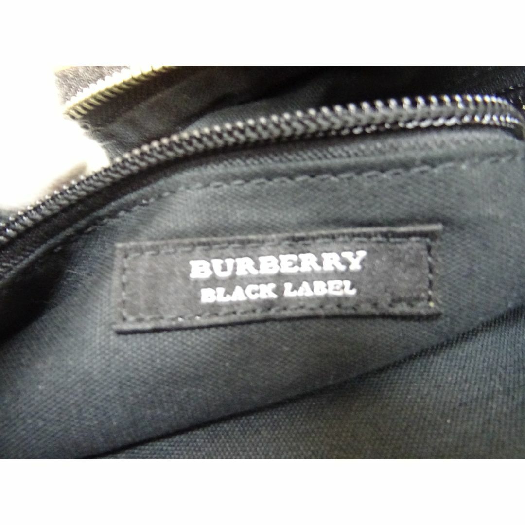 BURBERRY BLACK LABEL(バーバリーブラックレーベル)のＫ藤062/ バーバリー ブラックレーベル ウール レザー ショルダーバッグ レディースのバッグ(ショルダーバッグ)の商品写真