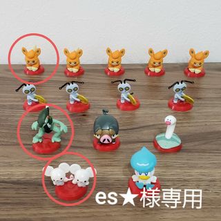 ポケモン(ポケモン)のes★様専用   パモ、モトトカゲ、ワッカネズミ3点セットポケモン チョコエッグ(アニメ/ゲーム)