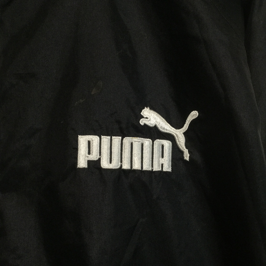 PUMA(プーマ)の【プーマ ナイロンジャケット】80年代 ヒットユニオン M 黒 PUMA 古着 メンズのジャケット/アウター(ナイロンジャケット)の商品写真