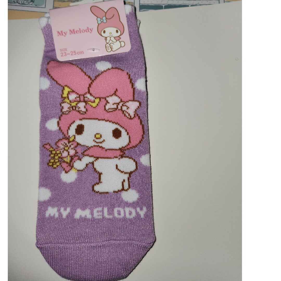 マイメロディ(マイメロディ)のMy Melodyレディースソックス レディースのレッグウェア(ソックス)の商品写真