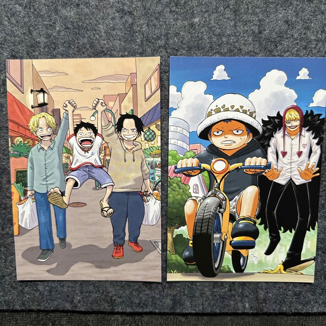 最強ジャンプ付録　ワンピース学園　ポストカード エンタメ/ホビーのアニメグッズ(その他)の商品写真