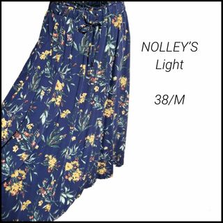 ノーリーズ(NOLLEY'S)の☆NOLLEY’S Light☆ロングスカート☆フレアスカート☆花柄☆総柄☆M☆(ロングスカート)