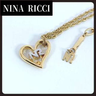 ニナリッチ(NINA RICCI)の【訳あり】NINARICCI　ニナリッチ　ゴールド　ロゴ　ハート　ネックレス(ネックレス)