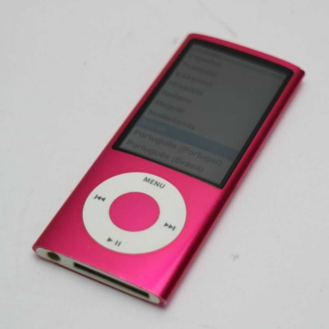 iPod(アイポッド)のiPOD nano 第5世代 16GB ピンク  M333 スマホ/家電/カメラのオーディオ機器(ポータブルプレーヤー)の商品写真