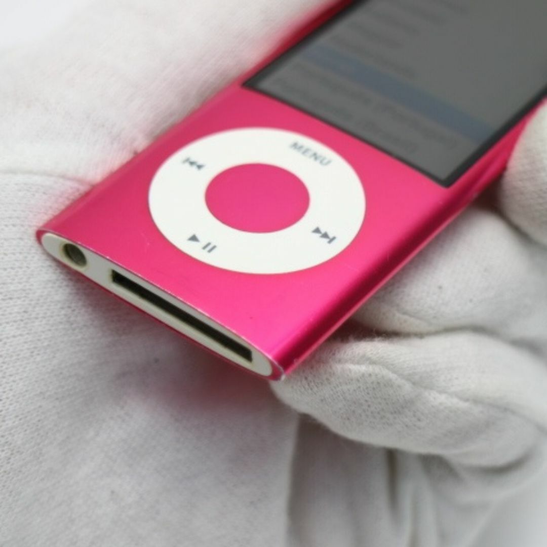 iPod(アイポッド)のiPOD nano 第5世代 16GB ピンク  M333 スマホ/家電/カメラのオーディオ機器(ポータブルプレーヤー)の商品写真