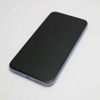 アイフォーン(iPhone)の超美品 SIMフリー iPhone 11 64GB パープル  M333(スマートフォン本体)