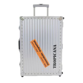 リモワ(RIMOWA)の超美品 リモワ RIMOWA 3700800200 トロピカーナ キャリーバッグ メンズ 限定レアアイテム アルミ カメラケース スタッズ 2輪 35L ほぼ未使用(トラベルバッグ/スーツケース)