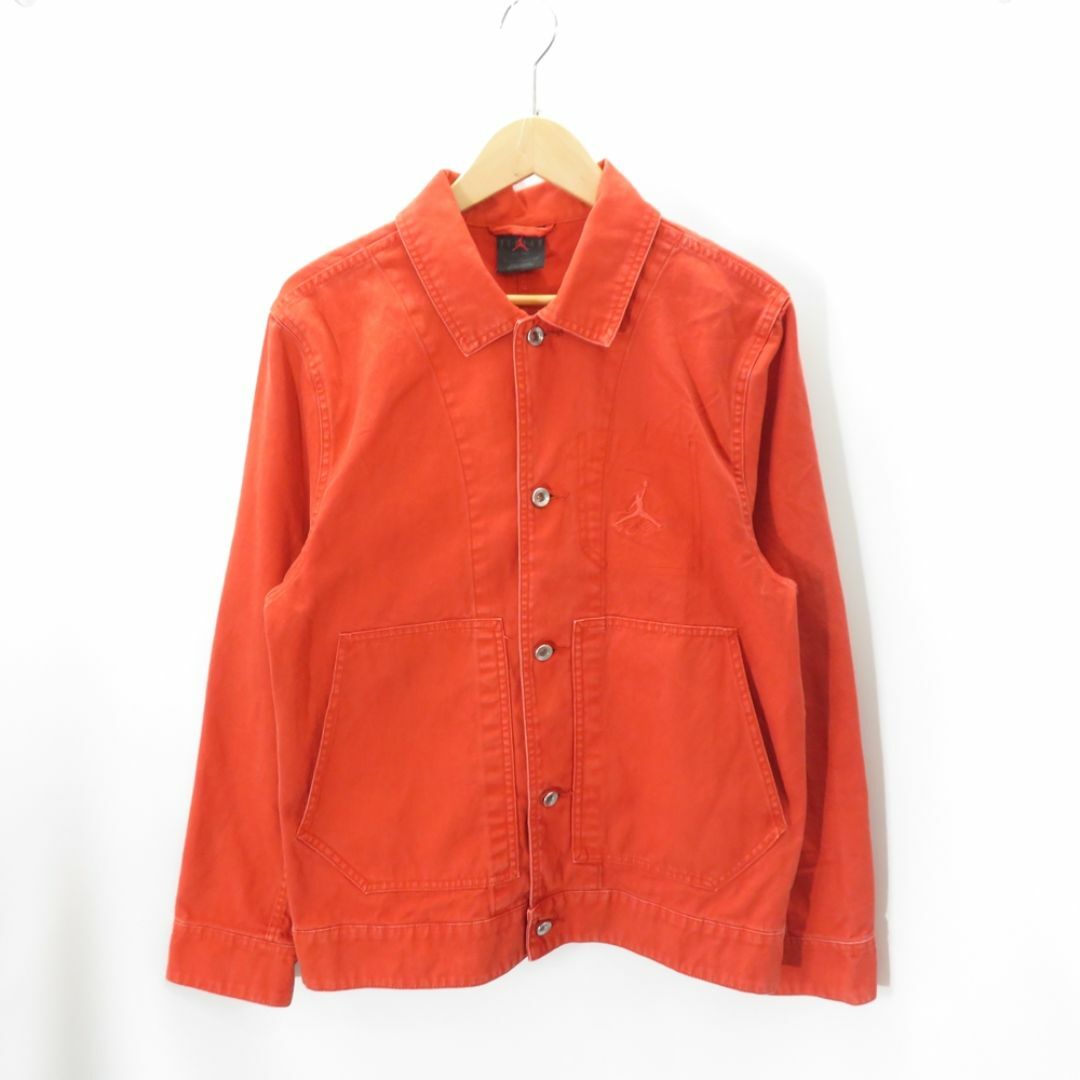 NIKE 24ss ESS STMT CHICAGO JACKET Size-S FN4528-604 ORANGE  メンズのジャケット/アウター(Gジャン/デニムジャケット)の商品写真