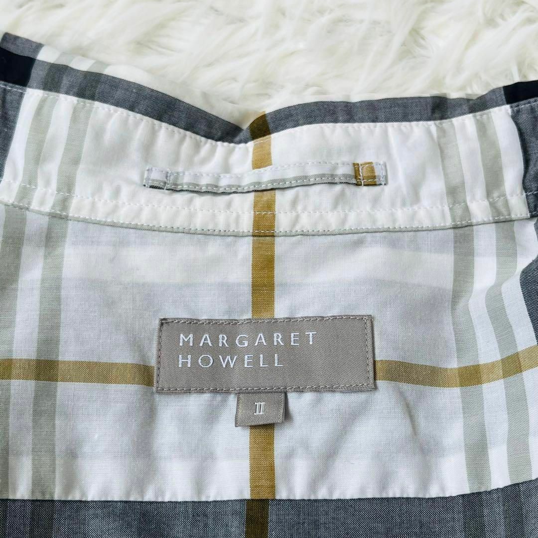 MARGARET HOWELL(マーガレットハウエル)のマーガレットハウエル　チェック　シャツ　MHL レディースのトップス(シャツ/ブラウス(長袖/七分))の商品写真