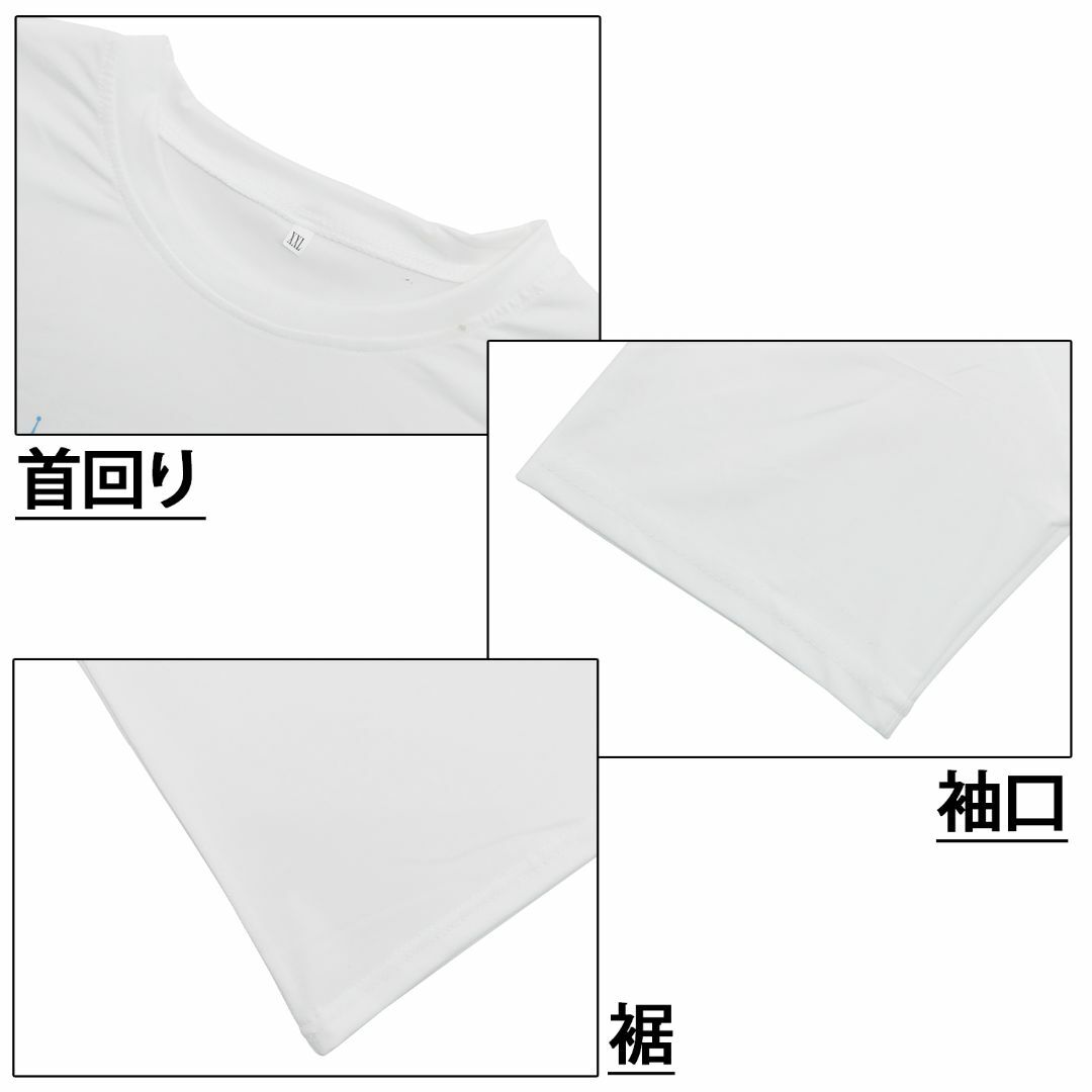 【特価】プリントTシャツ レディース 半袖 薄手 春夏 2XL ホワイト レディースのトップス(Tシャツ(半袖/袖なし))の商品写真