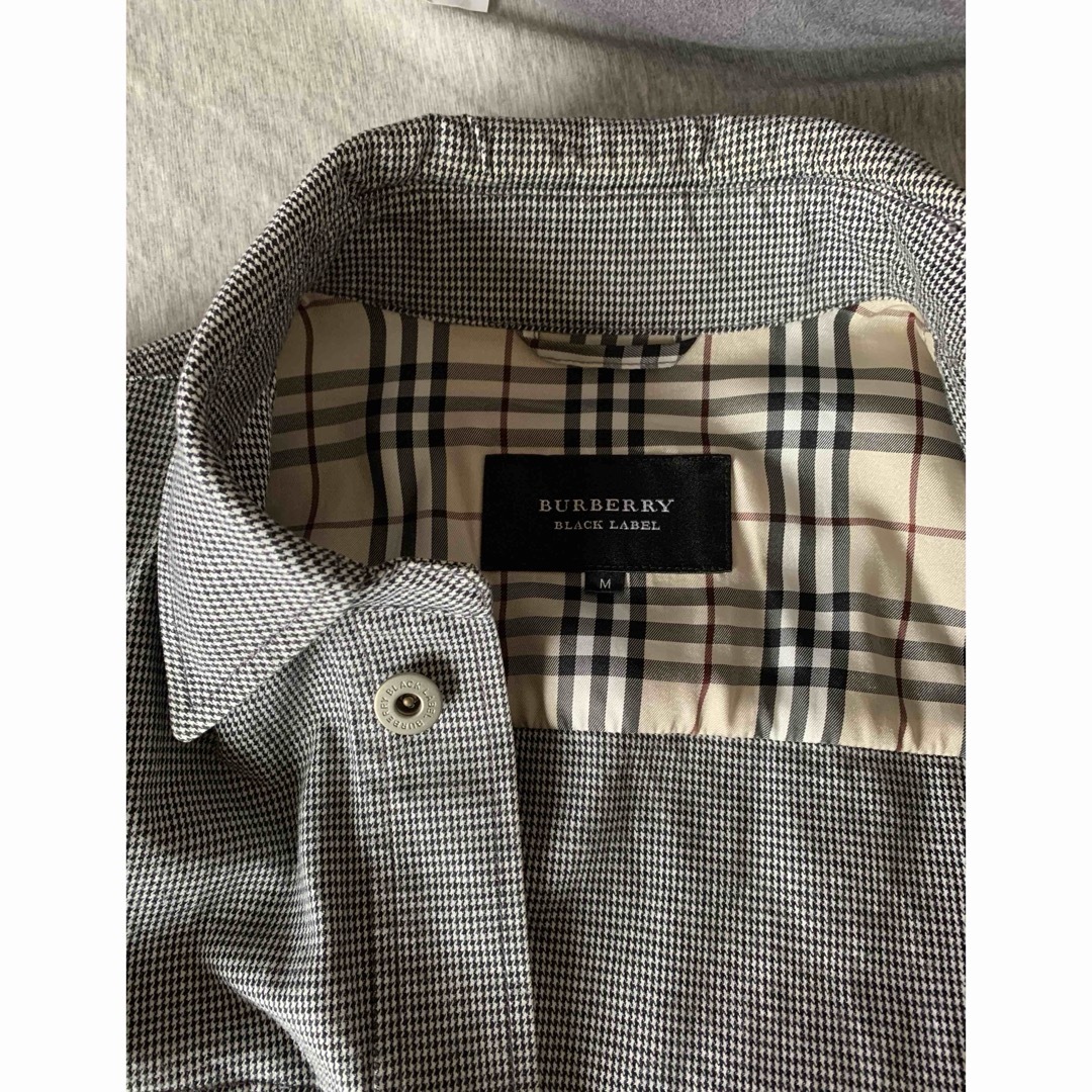 BURBERRY BLACK LABEL(バーバリーブラックレーベル)のバーバリーブラックレーベル　千鳥柄 メンズのジャケット/アウター(Gジャン/デニムジャケット)の商品写真