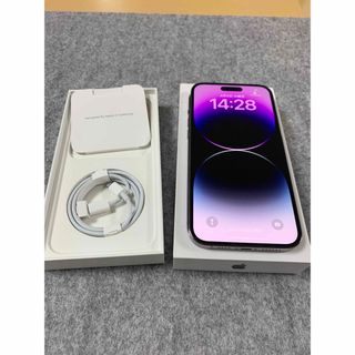 アイフォーン(iPhone)の超美品 国内版 simフリー iPhone14 Pro Max 256GB(スマートフォン本体)