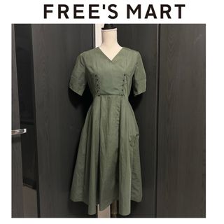 FREE'S MART - フリーズマート　カーキ　レトロ　ワンピース