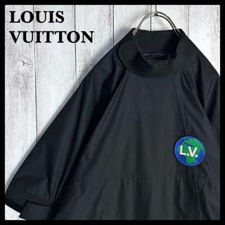 ルイヴィトン(LOUIS VUITTON)のルイヴィトン☆LV刺繍ロゴ入りプルオーバーナイロン半袖シャツ 入手困難(Tシャツ/カットソー(半袖/袖なし))