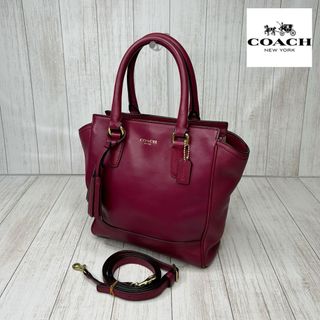 COACH - COACH コーチ　レザー　2WAY ハンドバッグ ショルダーバッグ