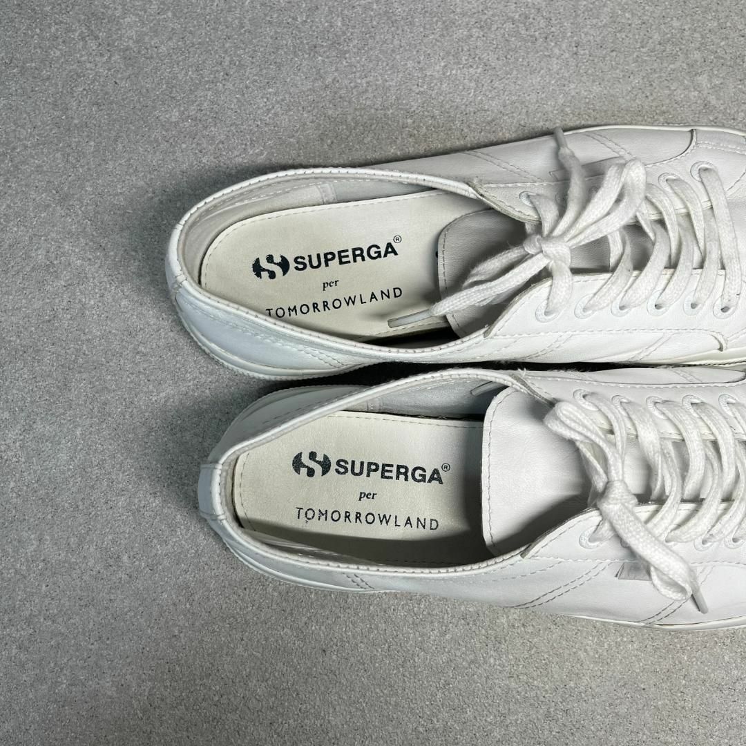 SUPERGA(スペルガ)のSUPERGA×TOMORROWLAND　スニーカー　サイズ43　ホワイト メンズの靴/シューズ(スニーカー)の商品写真