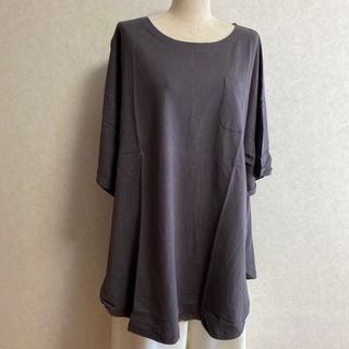 KN2319 ＊② 4L 大きいサイズ　USAコットンTシャツ　裾ラウンド　(Tシャツ(半袖/袖なし))