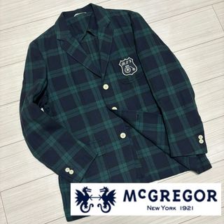 マグレガー(MacGregor)の良品■McGREGOR■ブラックウォッチ タータン テーラード ジャケット M(テーラードジャケット)