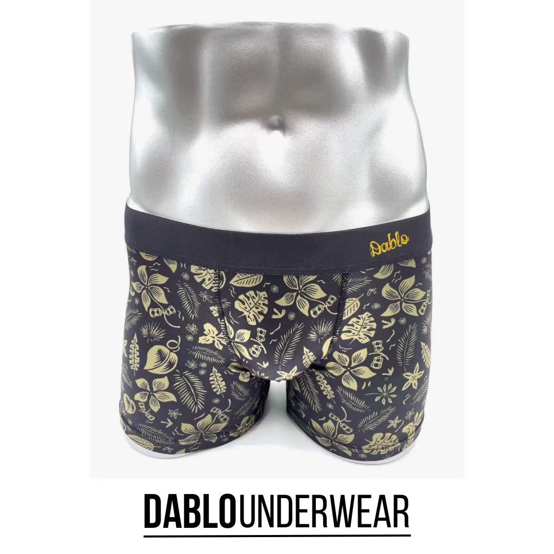 【新品】DABLO FTM メンズ ボクサーパンツ サーフパンツ Mサイズ 2枚 メンズのアンダーウェア(ボクサーパンツ)の商品写真