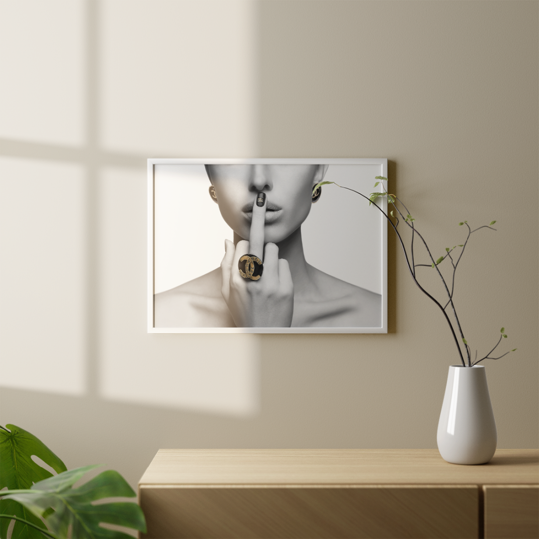 A4 インテリアポスター ファッション 海外アート E399 ハンドメイドのインテリア/家具(アート/写真)の商品写真