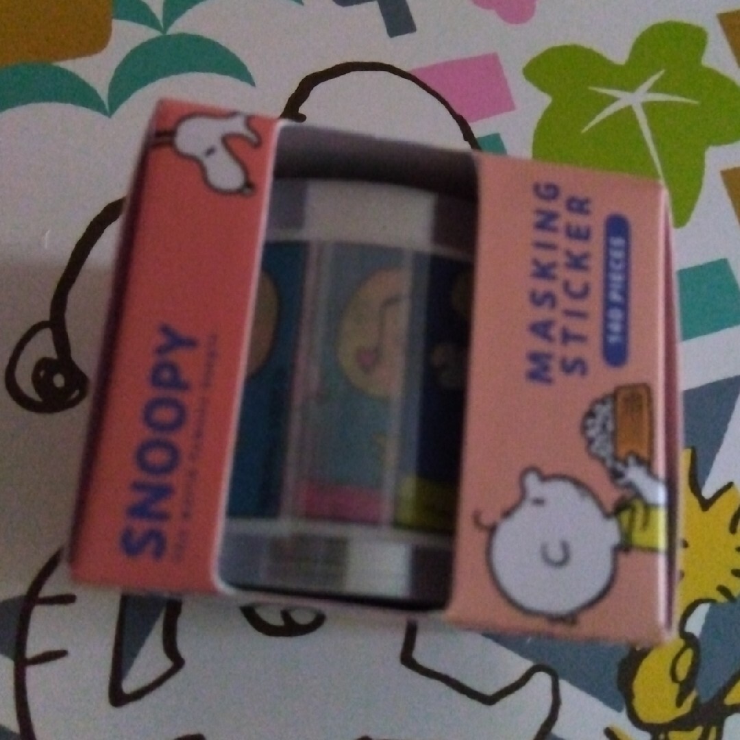 SNOOPY(スヌーピー)のスヌーピーマスキングステッカー エンタメ/ホビーのおもちゃ/ぬいぐるみ(キャラクターグッズ)の商品写真
