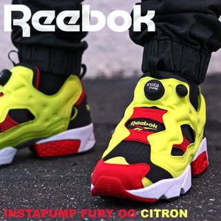 箱付きReebokリーボックINSTA PUMP FURY OG CITRON