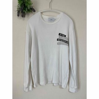 AZUL by moussy - AZUL メンズロゴTシャツ ワッフル　S 長袖