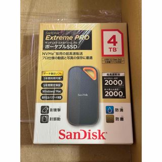 サンディスク(SanDisk)のSanDiskExtremePROサンディスクエクストリームプロポータブルSSD(PC周辺機器)