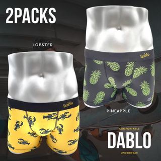 【新品】DABLO FTM メンズ ボクサーパンツ サーフパンツ Lサイズ 2枚(ボクサーパンツ)