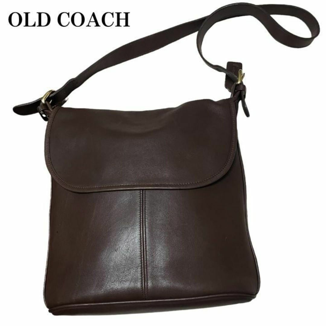 COACH(コーチ)の【美品】オールドコーチ USA製 ショルダーバッグ グラブタンレザー 4115 レディースのバッグ(ショルダーバッグ)の商品写真