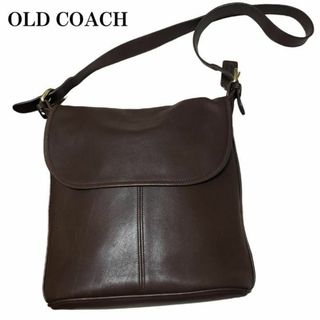 コーチ(COACH)の【美品】オールドコーチ USA製 ショルダーバッグ グラブタンレザー 4115(ショルダーバッグ)