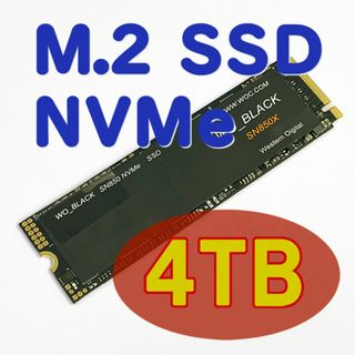 ◆新品◆M.2 SSD NVMe 4TB Type2280 PCIe3.0×4(PCパーツ)