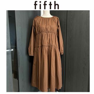 フィフス(fifth)のfifth ティアードスモッグ　ワンピース(ロングワンピース/マキシワンピース)