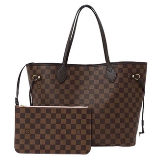 ルイヴィトン(LOUIS VUITTON)のルイ ヴィトン LOUIS VUITTON バッグ ダミエ レディース ブランド トートバッグ ネヴァーフル MM ローズバレリーヌ N41603 ブラウン ピンク 大容量 A4 肩掛け おしゃれ ポーチ付き 【中古】(トートバッグ)