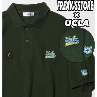 フリークスストア(FREAK'S STORE)のフリークスストア UCLA 別注 ビッグシルエット ワンポイント刺繍 ポロシャツ(ポロシャツ)
