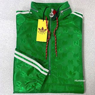 Gucci - 国内正規品 22ss 未使用 48 グッチ×アディダス ハーフジップ ジャケット