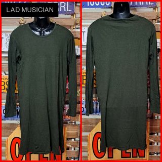 ラッドミュージシャン(LAD MUSICIAN)の定価2万　ラッドミュージシャン　ロングスリーブ　長袖　ロングカットソー　Ｍ(Tシャツ/カットソー(七分/長袖))