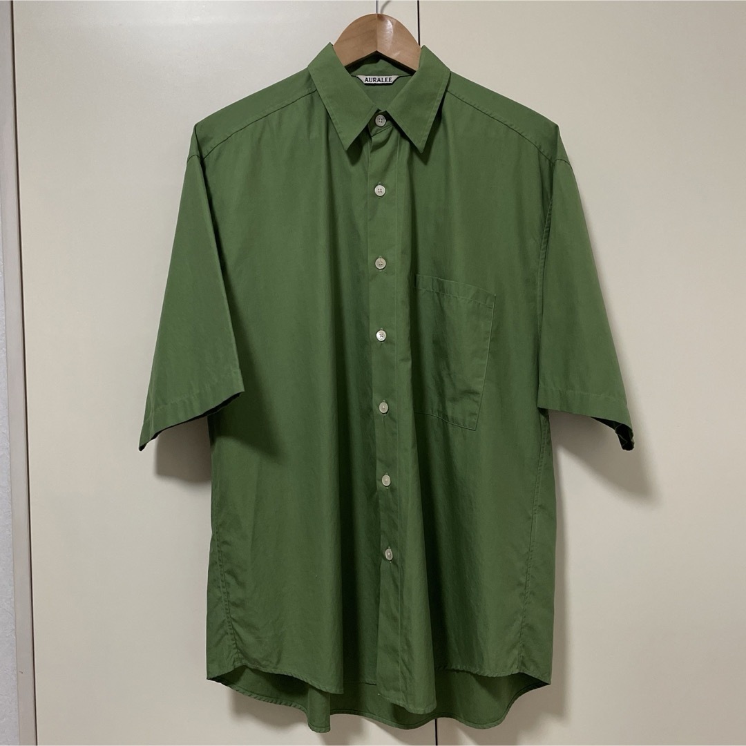 WASHED FINX TWILL BIG HALF SLEEVED SHIRT WASHED FINX TWILL BIG HALF SLEEVED SHIRT