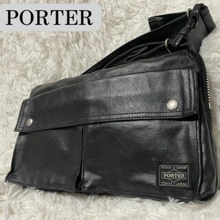 PORTER - 【極美品】 PORTER　ポーター　フリースタイル 　ウエスト・ボディバッグ