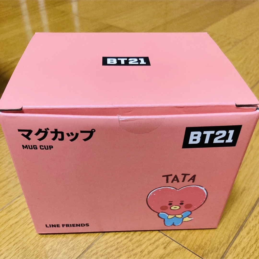 BT21(ビーティーイシビル)のBT21 TATAマグカップ　タタ エンタメ/ホビーのおもちゃ/ぬいぐるみ(キャラクターグッズ)の商品写真