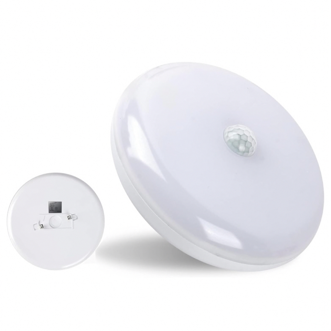 人感センサー付き 昼白色 LEDシーリングライト 約4畳 （12W）100W インテリア/住まい/日用品のライト/照明/LED(蛍光灯/電球)の商品写真