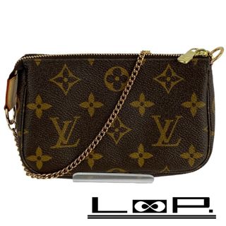 ルイヴィトン(LOUIS VUITTON)の■未使用■　ルイヴィトン ミニ ポシェット アクセソワール ポーチ モノグラム ブラウン M58009 【121166】(ポーチ)