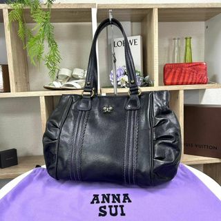 アナスイ(ANNA SUI)の未着用品 ANNA SUI オールレザー ハンドバッグ パピヨン(ハンドバッグ)