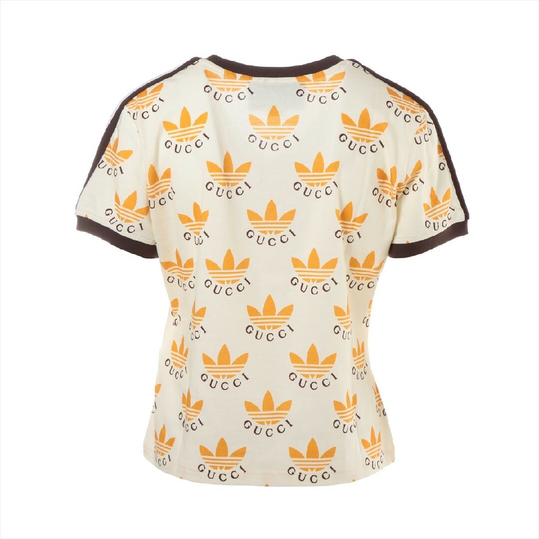 Gucci(グッチ)のGUCCI X ADIDAS コラボ Trefoil プリント Tシャツ S レディースのトップス(Tシャツ(半袖/袖なし))の商品写真