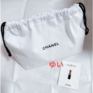 シャネル(CHANEL)のシャネルシャネルノベルティ巾着ポーチリップ型ピンバッチ新品未使用限定品非売品(ポーチ)
