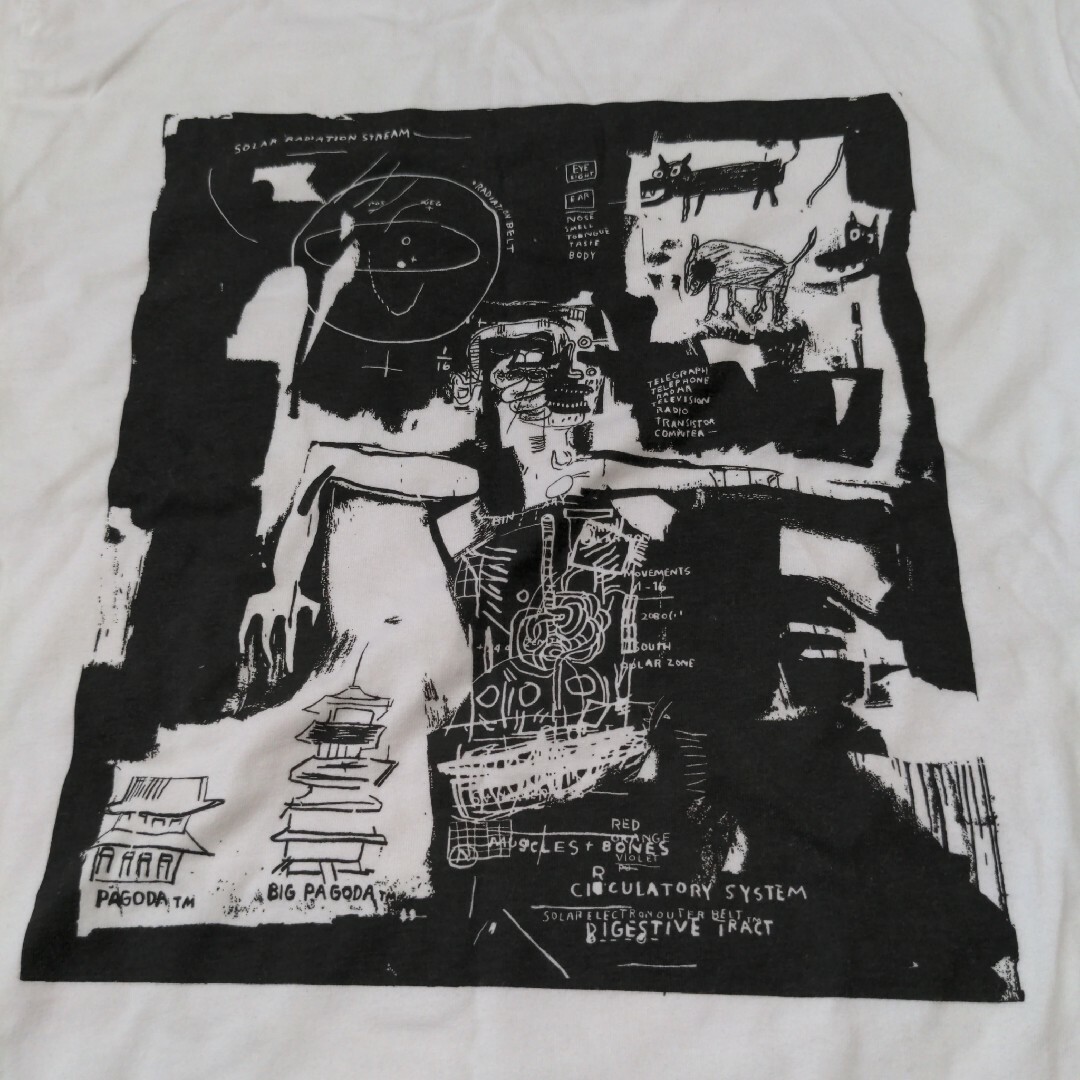 UNIQLO(ユニクロ)のユニクロ　バスキア　Tシャツ　UT メンズLサイズ　中古 メンズのトップス(Tシャツ/カットソー(半袖/袖なし))の商品写真