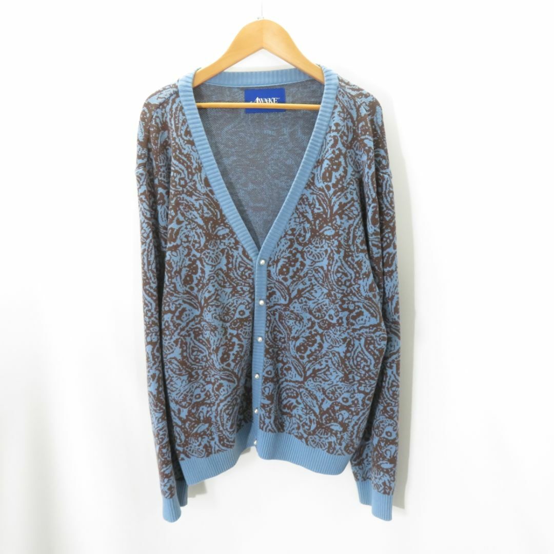 AWAKE NY 20aw PAISLEY PEARL BUTTON CARDIGAN  Size-XL   メンズのトップス(ニット/セーター)の商品写真