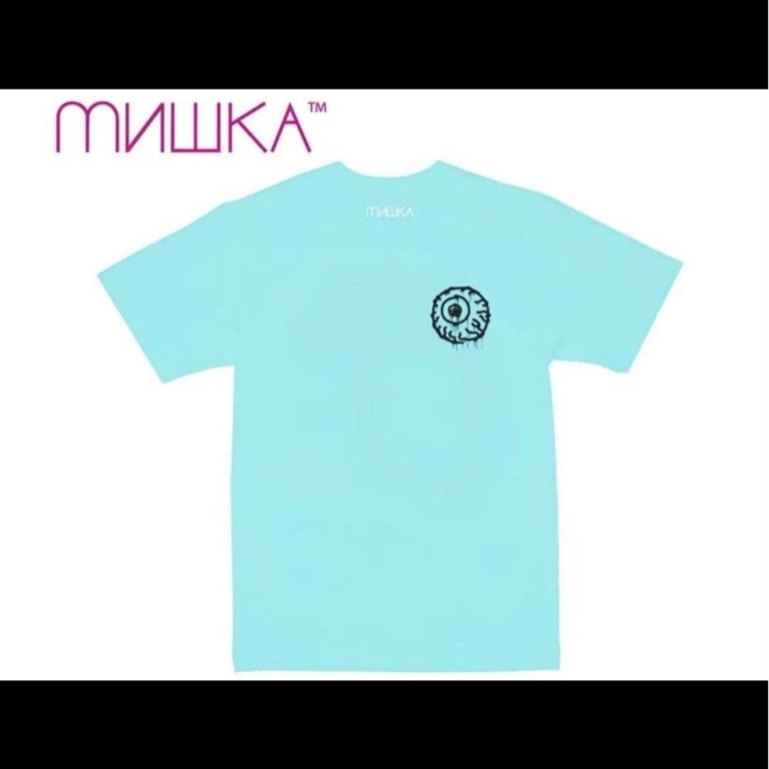 MISHKA(ミシカ)のMISHKA KEEP WATCH MOP Tee　【ライトブルー】 メンズのトップス(Tシャツ/カットソー(半袖/袖なし))の商品写真